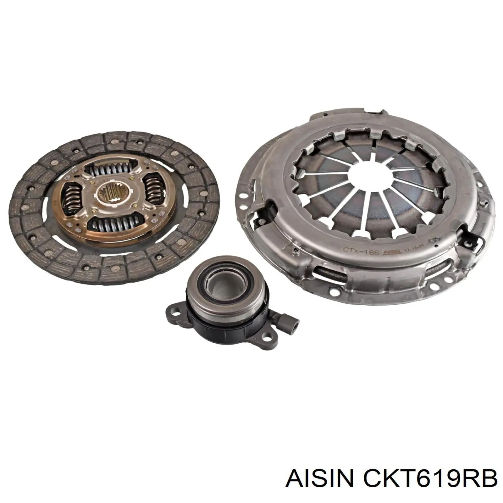 Купити CKT619RB Aisin Комплект зчеплення (диск, корзина, підшипник)
