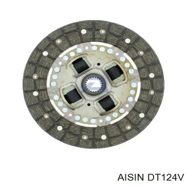 Диск зчеплення ведений Aisin DT124V