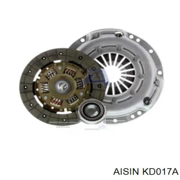 KD017A Aisin комплект зчеплення (3 частини)