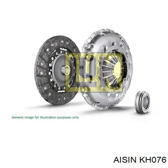 Купити KH076 Aisin Комплект зчеплення (диск, корзина, підшипник)