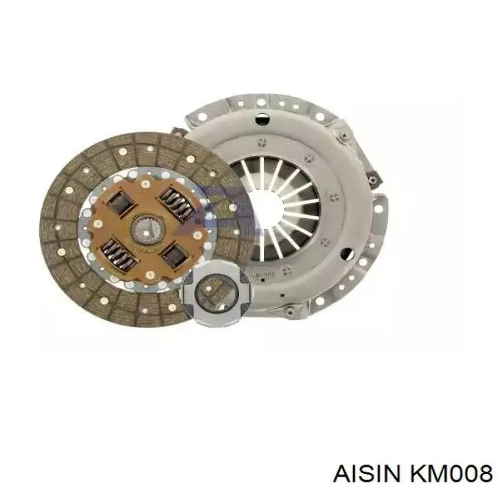 KM008 Aisin комплект зчеплення (3 частини)