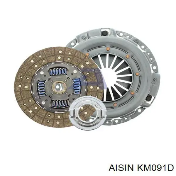 KM091D Aisin комплект зчеплення (3 частини)