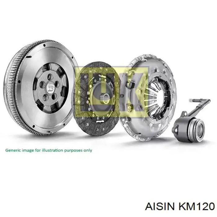KM120 Aisin Зчеплення в зборі