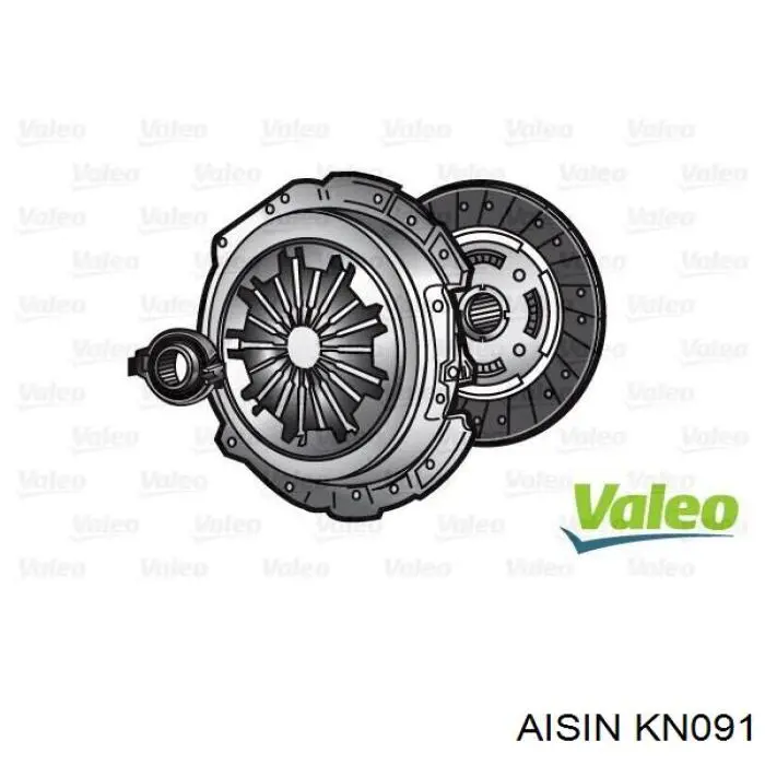 Комплект зчеплення (3 частини) Aisin KN091 ціна, від 134.00 USD