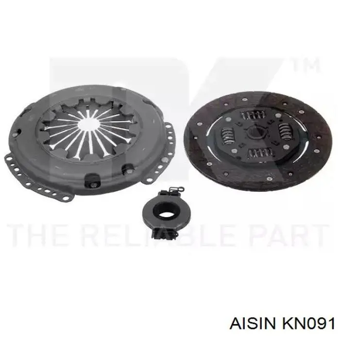 Купити KN091 Aisin Комплект зчеплення (диск, корзина, підшипник)