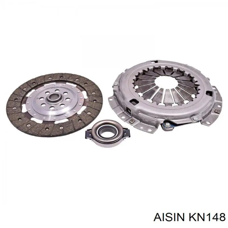 Комплект зчеплення (3 частини) Aisin KN148 ціна, від 106.22 USD