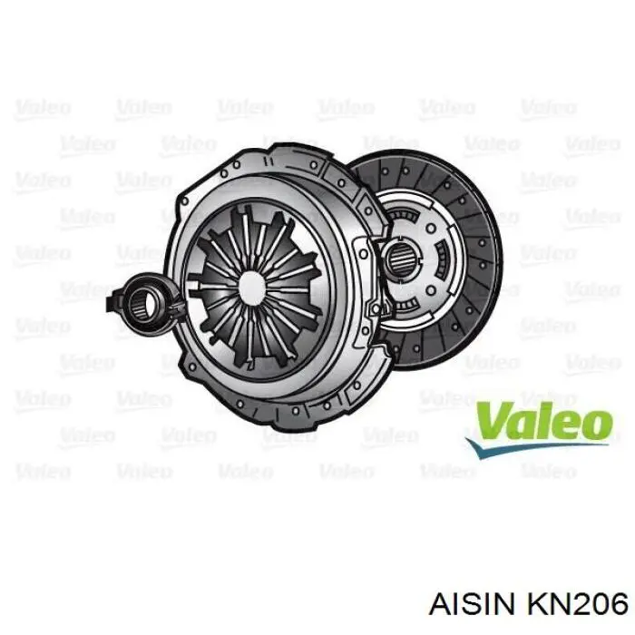 Комплект зчеплення (3 частини) Aisin KN206 ціна, від 242.80 USD