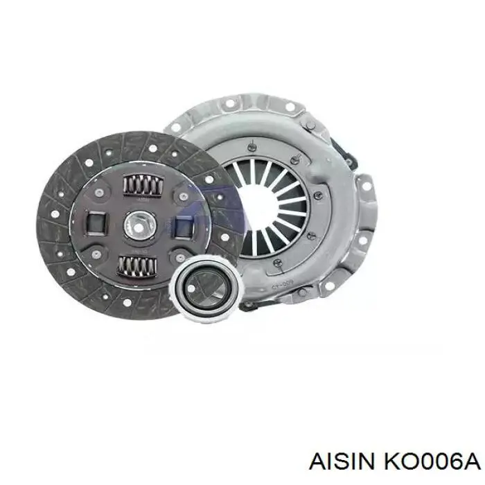 Купити KO006A Aisin Комплект зчеплення (диск, корзина, підшипник)