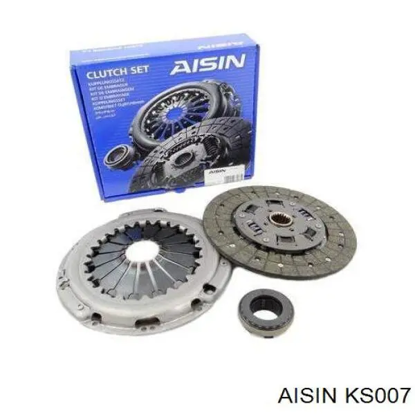 KS007 Aisin комплект зчеплення (3 частини)