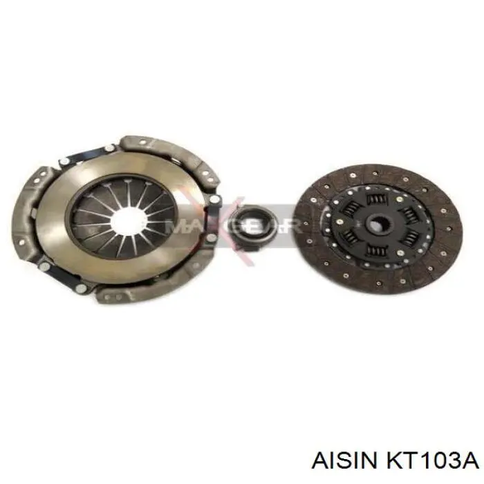 Купити KT103A Aisin Комплект зчеплення (диск, корзина, підшипник)
