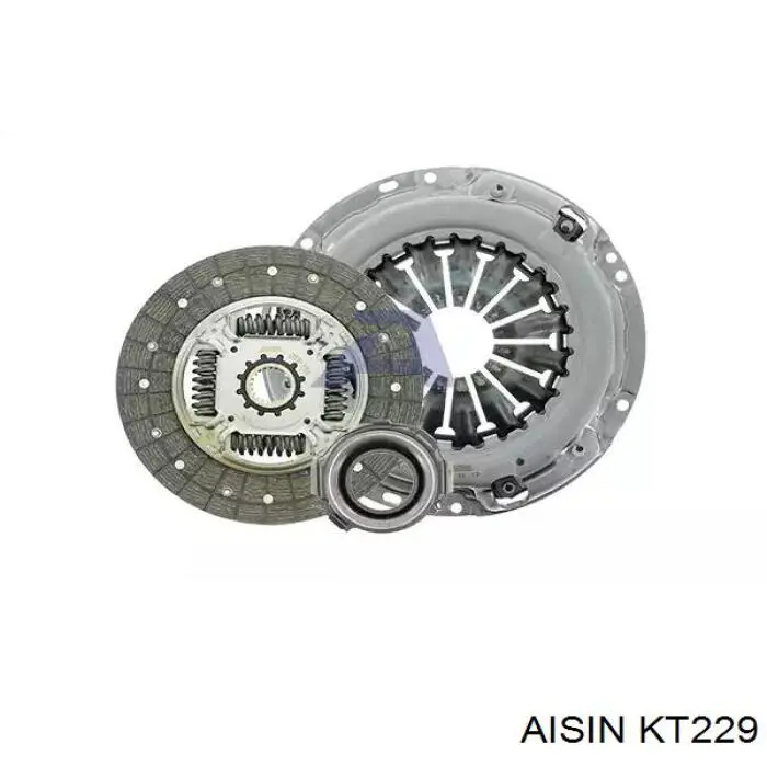 KT229 Aisin комплект зчеплення (3 частини)