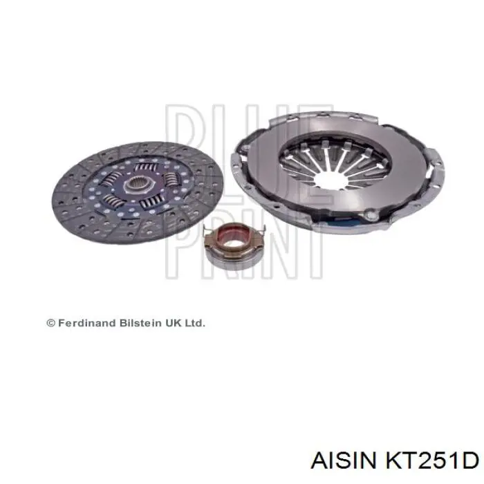 Комплект зчеплення (3 частини) Aisin KT251D ціна, від 396.51 USD