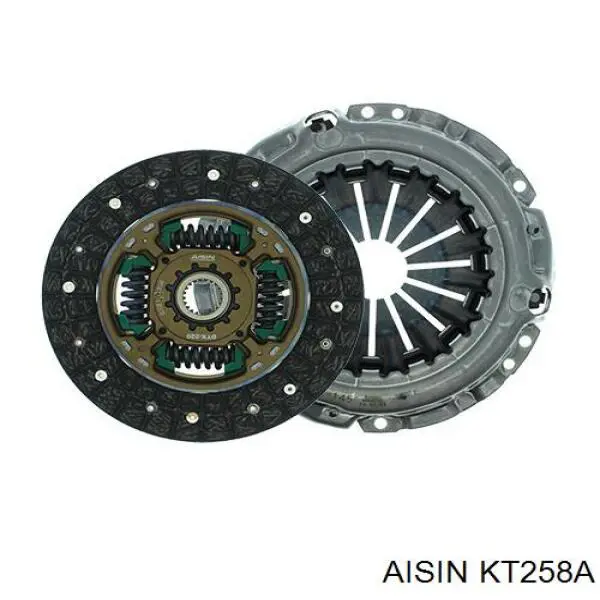 Купити KT258A Aisin Комплект зчеплення (диск, корзина, підшипник)