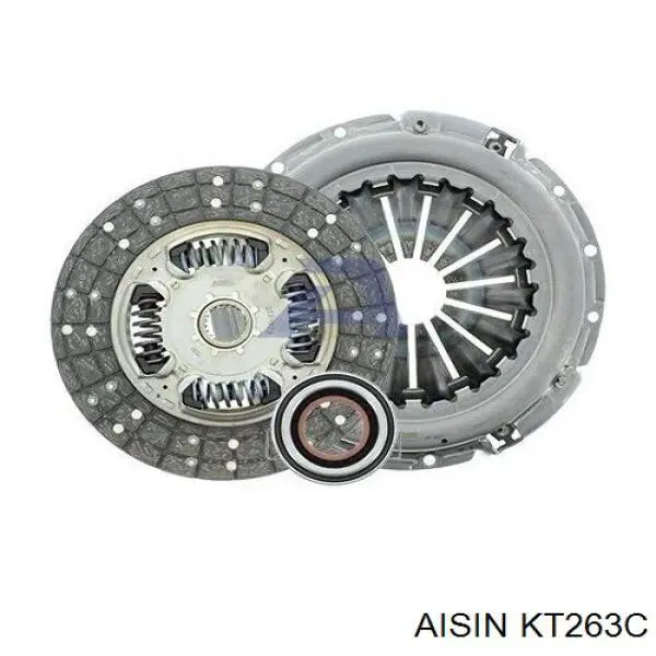Купити KT263C Aisin Комплект зчеплення (диск, корзина, підшипник)