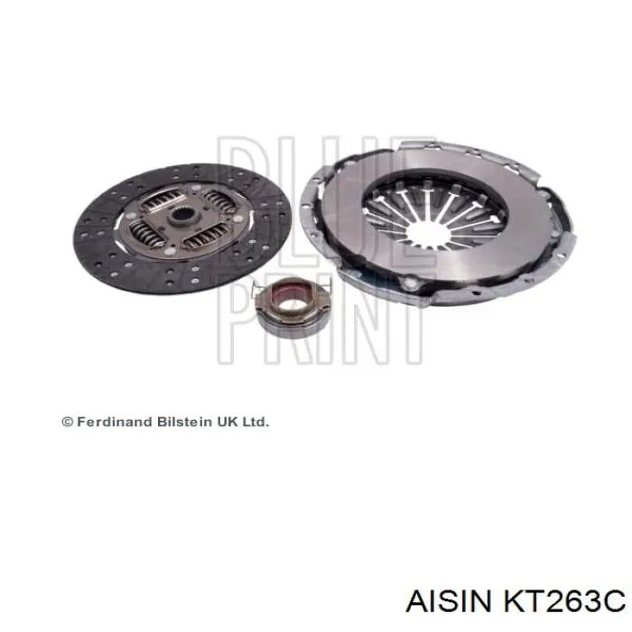 Комплект зчеплення (3 частини) Aisin KT263C ціна, від 182.34 USD