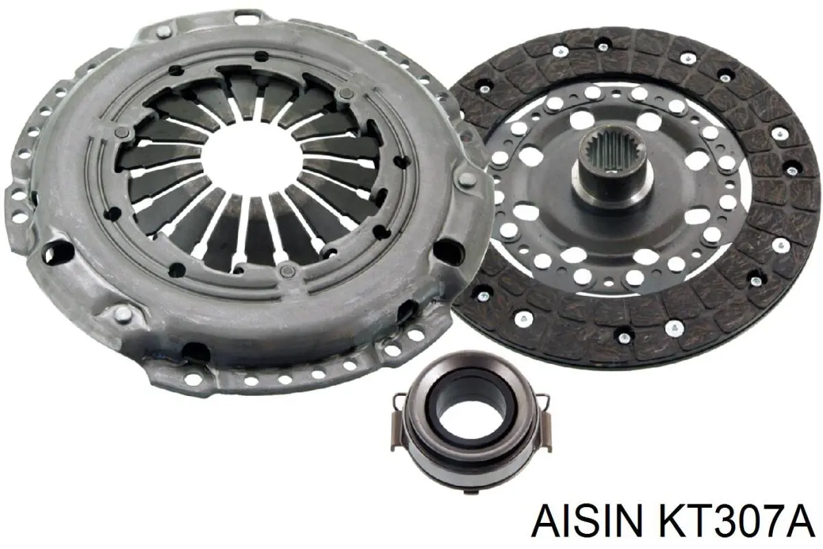 Купити KT307A Aisin Комплект зчеплення (диск, корзина, підшипник)
