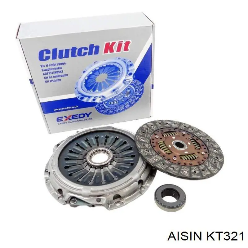Купити KT321 Aisin Комплект зчеплення (диск, корзина, підшипник)