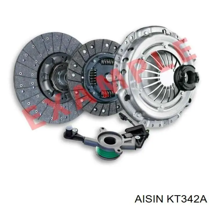 Комплект зчеплення (3 частини) KT342A Aisin