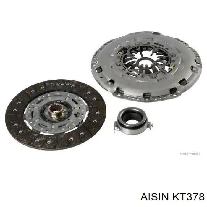 KT378 Aisin комплект зчеплення (3 частини)
