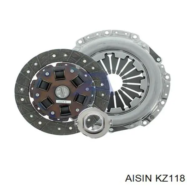 KZ118 Aisin комплект зчеплення (3 частини)