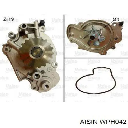 WPH042 Aisin Насос охолодження