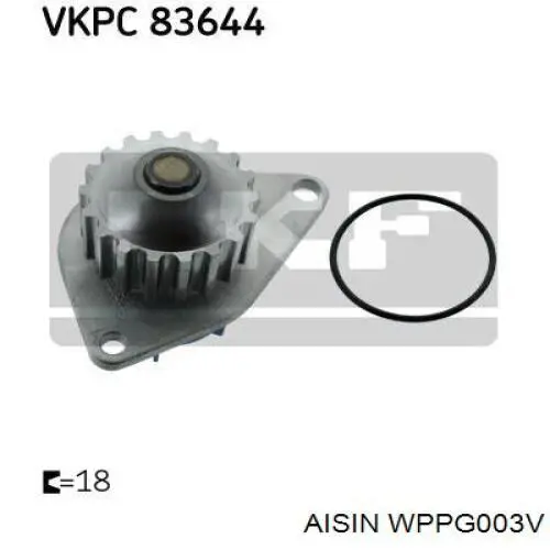 Помпа охолодження Aisin WPPG003V ціна, від 30.49 USD