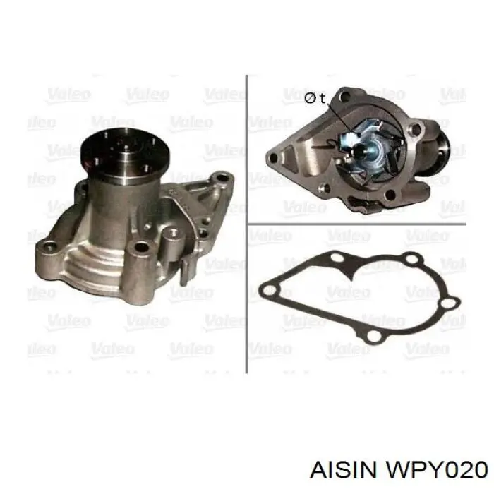 WPY020 Aisin Насос охолодження