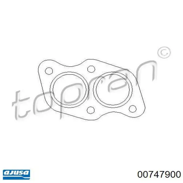 Прокладка глушника ST110906 Starline