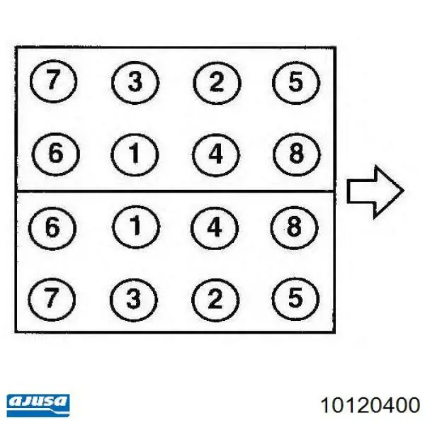 60584488 Fiat/Alfa/Lancia прокладка головки блока циліндрів (гбц, ліва)