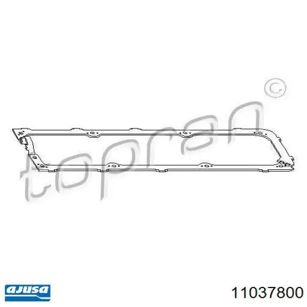 Прокладка клапанної кришки двигуна Ajusa 11037800 ціна, від 4.48 USD