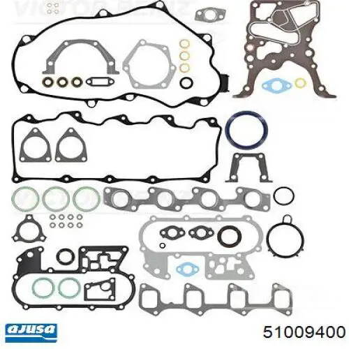Комплект прокладок двигуна, повний NIPPON MOTORS FS9580S ціна, від 78.43 USD
