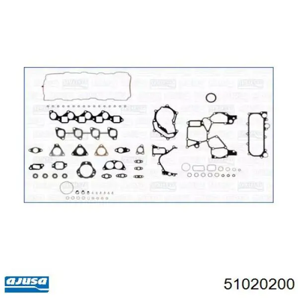 10101VC126 Nissan/Infiniti Набір прокладок двигуна