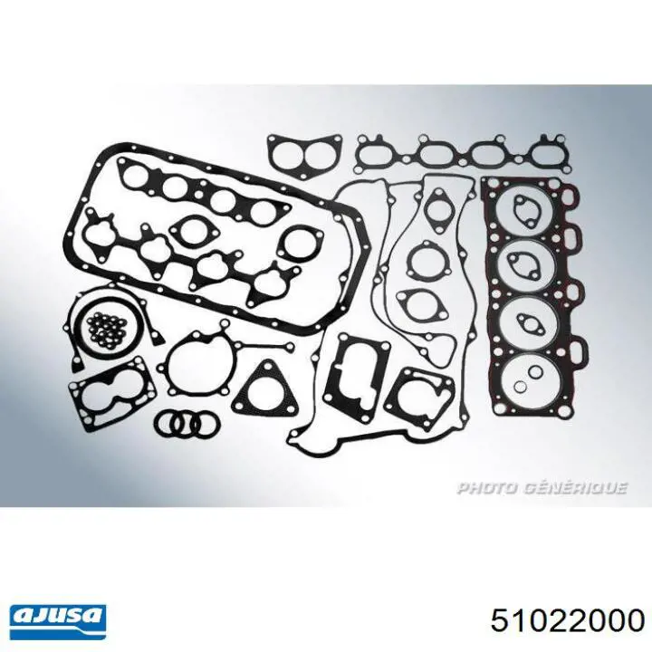 Комплект прокладок двигуна, повний 51022000 Ajusa