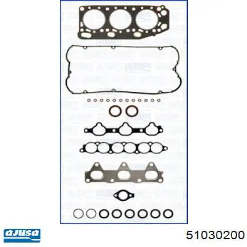 Комплект прокладок двигуна, повний 51030200 Subaru