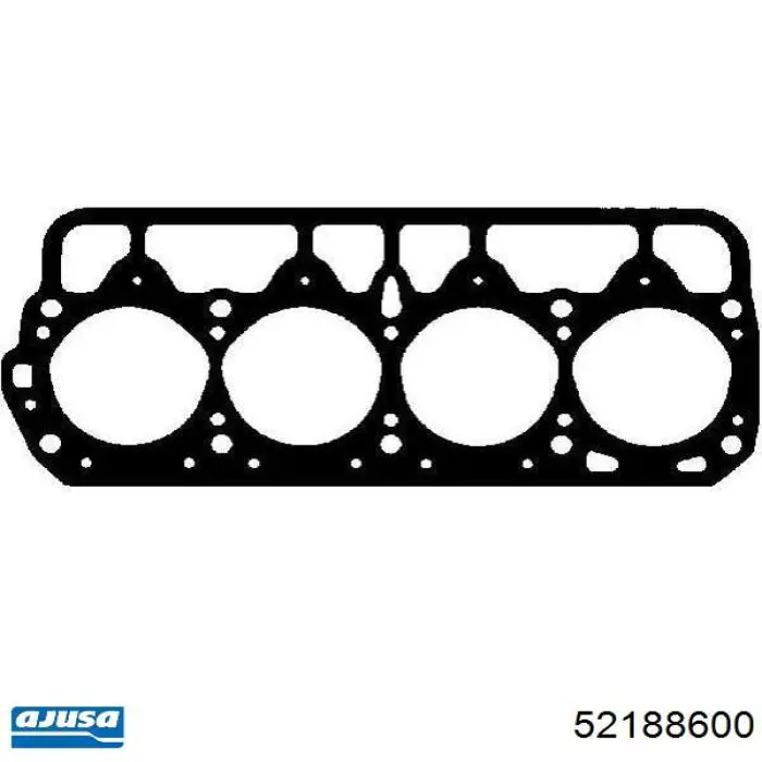 Комплект прокладок двигуна, верхній Honda 06110PLD010