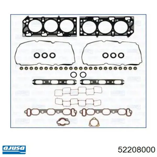 Комплект прокладок двигуна, верхній HS54230 Mahle Original