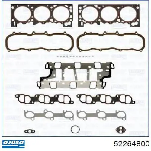 Комплект прокладок двигуна, верхній 52264800 Ajusa