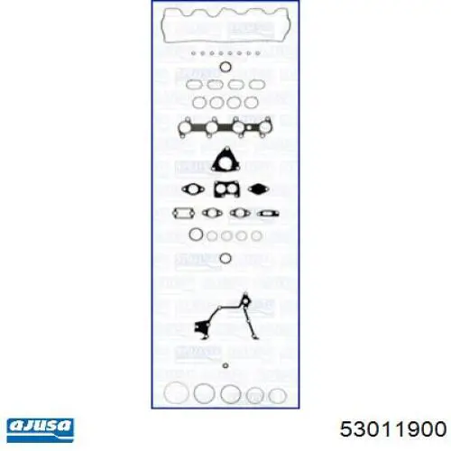 Комплект прокладок двигуна, верхній Fiat/Alfa/Lancia 71715699 ціна, від 41.16 USD