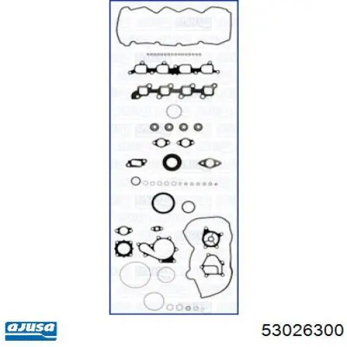 Комплект прокладок двигуна, верхній 11042BN027 Nissan/Infiniti