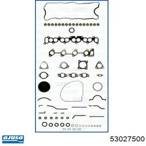 Комплект прокладок двигуна, верхній 53027500 Ajusa