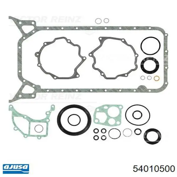 Комплект прокладок двигуна, нижній Ajusa 54010500 ціна, від 49.60 USD