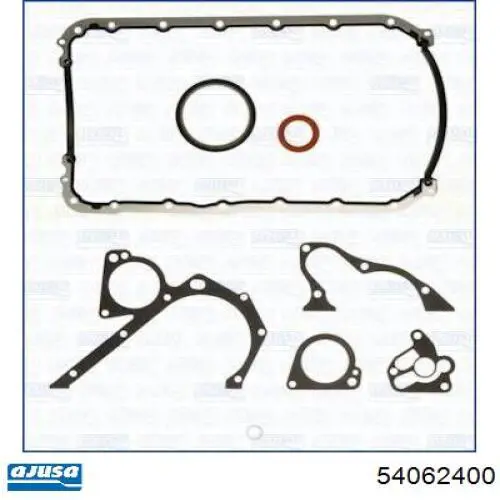 Комплект прокладок двигуна, нижній 54062400 Ajusa