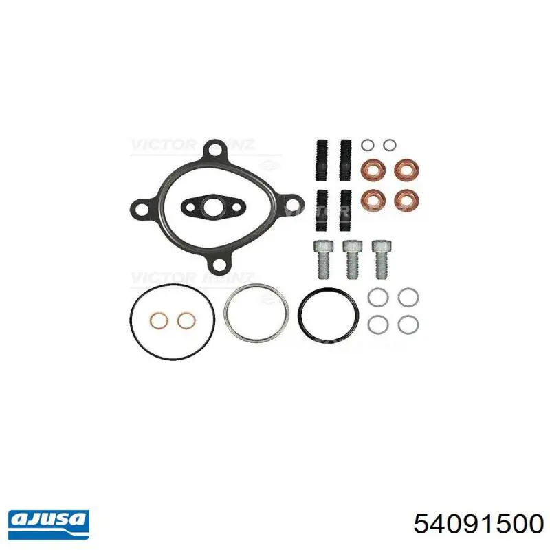 Комплект прокладок двигуна, нижній Ajusa 54091500 ціна, від 65.39 USD