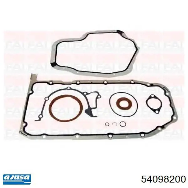 Комплект прокладок двигуна, нижній Opel 90540357 ціна, від 58.87 USD