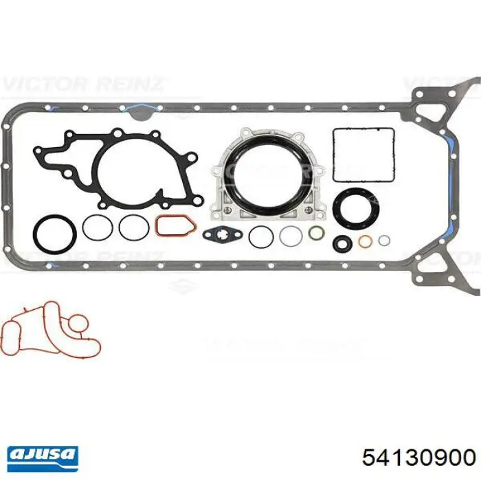 Комплект прокладок двигуна, нижній A6120101405 Mercedes