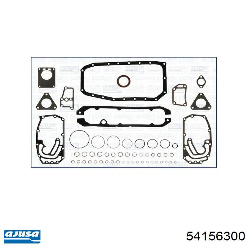 Комплект прокладок двигуна, нижній BGA CK1566 ціна, від 46.13 USD