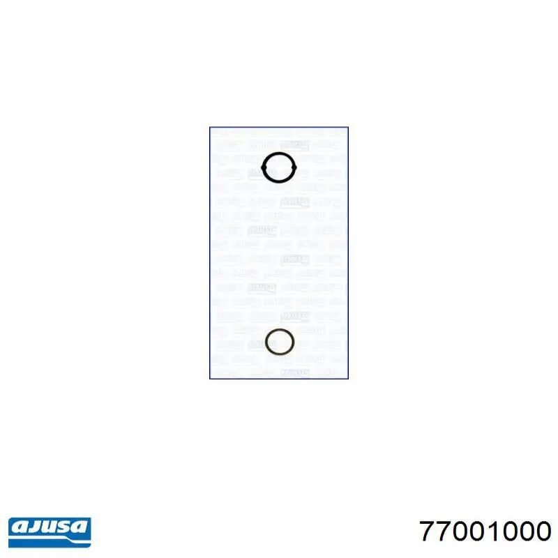 Прокладка радіатора масляного Opel Zafira 100 (P12) (Опель Зафіра)