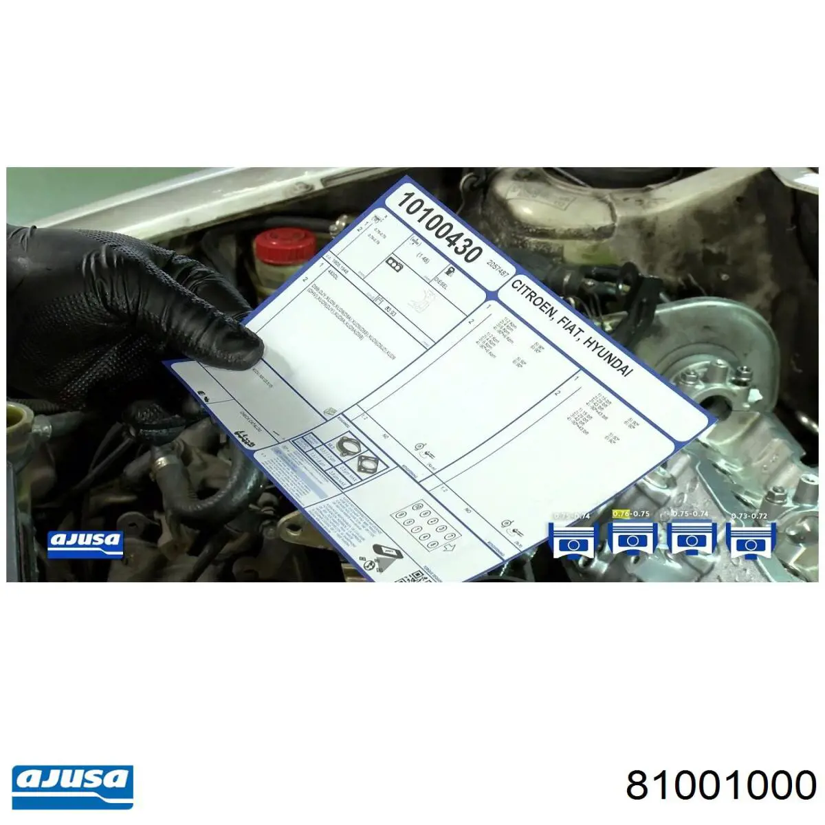 Купити 81001000 Ajusa Болт гбц