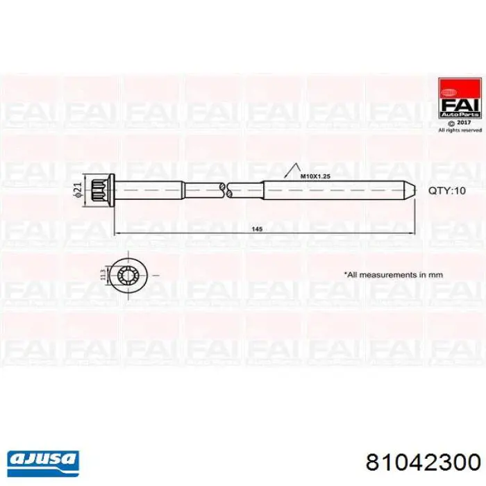 Купити BK2316 BGA Болт гбц