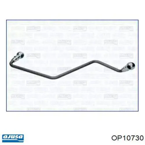 Y40114270D Mazda Трубка/шланг подачі масла до турбіни